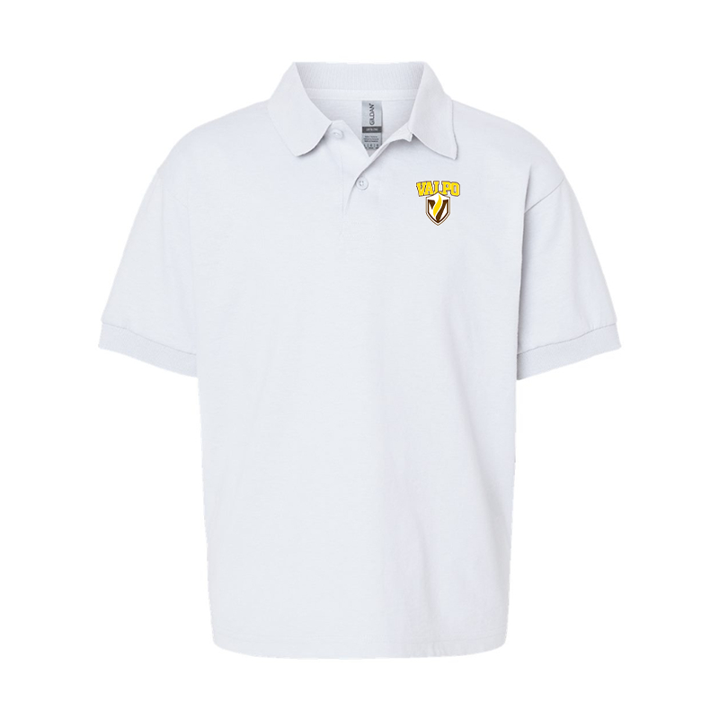 Youth Valparaiso Crusaders Gildan Dry Blend Jersey Polo